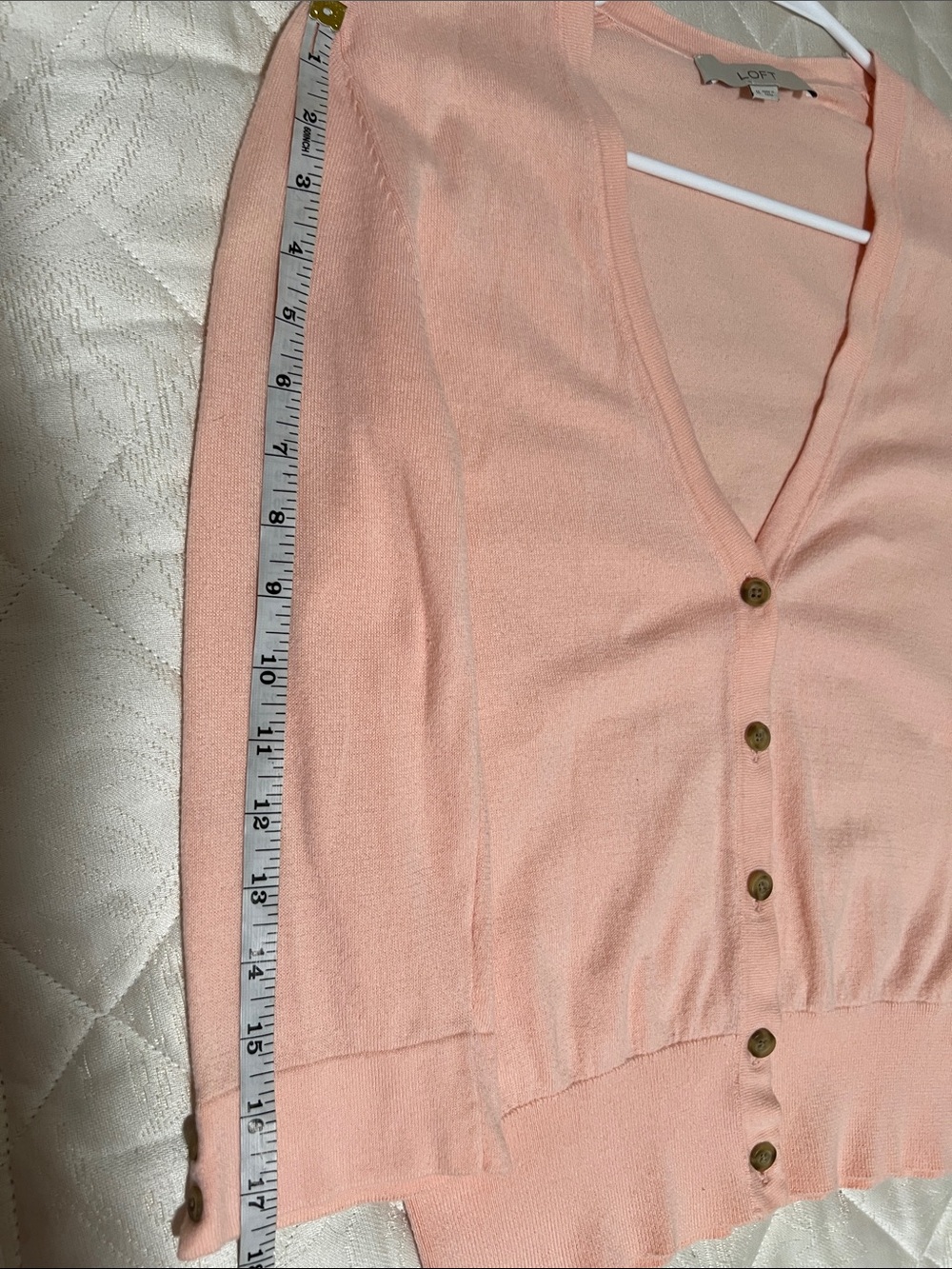 Ann Taylor LOFT Pastel Lightweight cardigan sweater - Picture 7 of 11